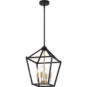 chloe ironclad industrial 4 light black inverted pendant ceiling fixture 12