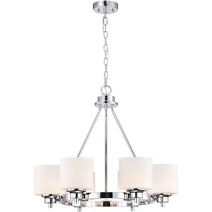 CHLOE Solbi 6 Light Oil Rubbed Bronze Large Chandelier Ceiling Fixture 24&quot Wide