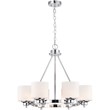 CHLOE Solbi 6 Light Oil Rubbed Bronze Large Chandelier Ceiling Fixture 24