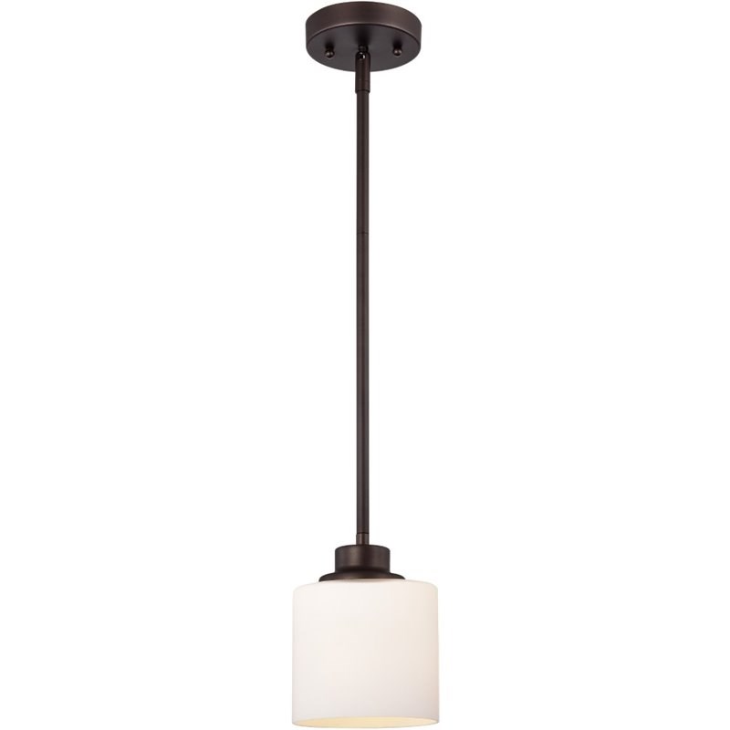 CHLOE Solbi 1 Light Oil Rubbed Bronze Mini Pendant Ceiling Fixture 6
