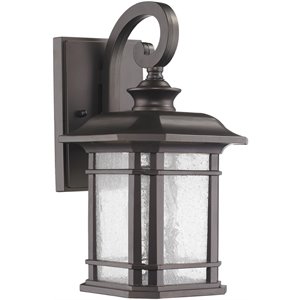 chloe franklin transitional 1 light rubbed bronze outdoor wall sconce