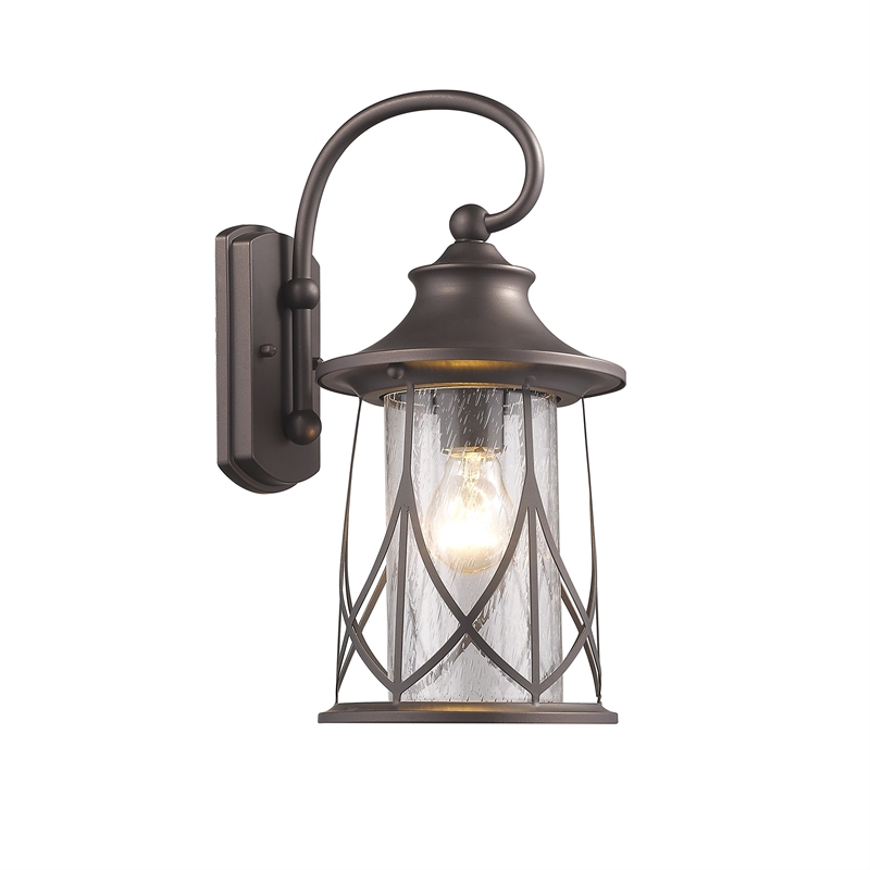 CHLOE Marhaus Transitional 1 Light Rubbed Bronze Outdoor Wall Sconce 15