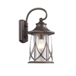 CHLOE Marhaus Transitional 1 Light Rubbed Bronze Outdoor Wall Sconce 15