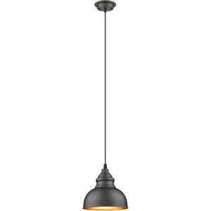 chloe ironclad industrial 1 light rubbed bronze ceiling mini pendant 8