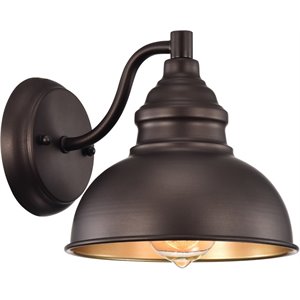 chloe ironclad industrial 1 light oil rubbed bronze indoor wall sconce 8