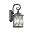 CHLOE Dinadan Transitional 1 Light Black Outdoor Wall Sconce 13