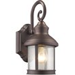 CHLOE Galahad Transitional 1 Light Rubbed Bronze Outdoor Wall Sconce 12