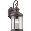 CHLOE Galahad Transitional 1 Light Rubbed Bronze Outdoor Wall Sconce 16