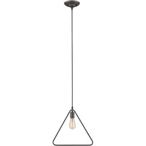 chloe ironclad industrial 1 light rubbed bronze ceiling mini pendant 15