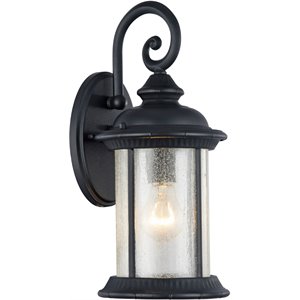 chloe feiss transitional 1 light black outdoor wall sconce 15