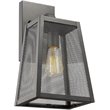CHLOE Emerson Industrial 1 Light Textured Black Outdoor Wall Sconce 15
