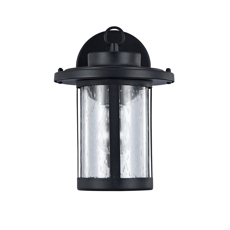 CHLOE Vaxcel Transitional 1 Light Black Outdoor Wall Sconce 10