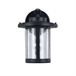 CHLOE Vaxcel Transitional 1 Light Black Outdoor Wall Sconce 10