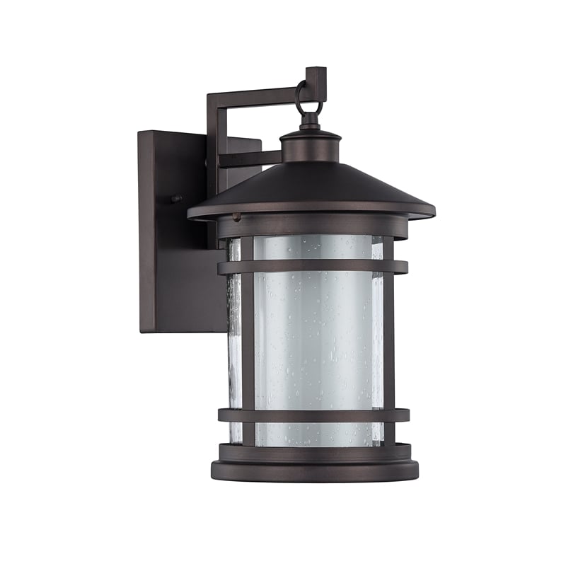 CHLOE Adesso Transitional 1 Light Rubbed Bronze Outdoor Wall Sconce 14