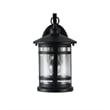 CHLOE Abbington Transitional 1 Light Textured Black Outdoor Wall Sconce 11