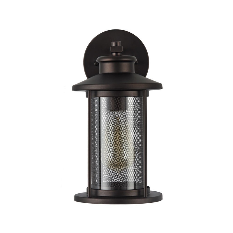 CHLOE Crinchton Transitional 1 Light Rubbed Bronze Outdoor Wall Sconce 11