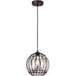 CHLOE Eliana 1 Light Oil Rubbed Bronze Mini Pendant Ceiling Fixture 9