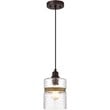 CHLOE Brielle 1 Light Oil Rubbed Bronze Mini Pendant Ceiling Fixture 6