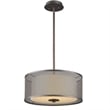 CHLOE Audrey Transitional 3 Light Rubbed Bronze Ceiling Pendant 15