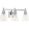 CHLOE Hudson Transitional 3 Light Chrome Bath Vanity Fixture 23