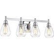 CHLOE Hudson Transitional 4 Light Chrome Bath Vanity Fixture 29