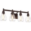 CHLOE Hudson Transitional 4 Light Oil Rubbed Bronze Bath Vanity Fixture 29