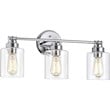 CHLOE Karson Transitional 3 Light Chrome Bath Vanity Fixture 23