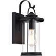 CHLOE Ainsley Transitional 1 Light Textured Black Outdoor Wall Sconce 15
