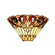 CHLOE Ambrose Tiffany-style 1 Light Victorian Wall Sconce 12