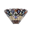 CHLOE Ambrose Tiffany-style 1 Light Victorian Wall Sconce 12