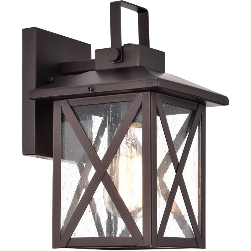 CHLOE Lawrence 1 Light Oil Rubbed Bronze Outdoor Wall Sconce 11