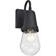 CHLOE Jeffree Transitional 1 Light Textured Black Outdoor Wall Sconce 13