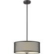 CHLOE Juliana Transitional 3 Light Rubbed Bronze Ceiling Pendant 16