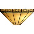 CHLOE Belle Tiffany-style 1 Light Mission Wall Sconce 12