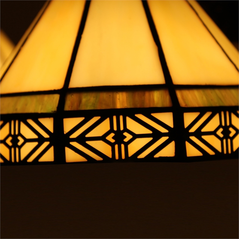 CHLOE Belle 5 Light Mission Large Chandelier 27