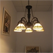 CHLOE Belle 5 Light Mission Large Chandelier 27