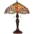 CHLOE Anisoptera Purity Tiffany-style 3 Light Dragonfly Table Lamp 18