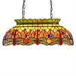 CHLOE Anisoptera Purity Tiffany-style Dragonfly 3 Light Island Pendant 28