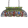 CHLOE Anisoptera Purity Tiffany-style Dragonfly 3 Light Island Pendant 28