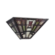 CHLOE Hopkins Tiffany-style Mission 1 Light Wall Sconce 12