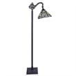 CHLOE Kinsey Tiffany-style 1 Light Reading Floor Lamp 11