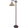 CHLOE Cooper Tiffany-style 1 Light Reading Floor Lamp 11