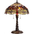 CHLOE Dragan Tiffany-style 2 Light Dragonfly Table Lamp 16