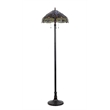 CHLOE Dragan Tiffany-style 3 Light Dragonfly Floor Lamp 18