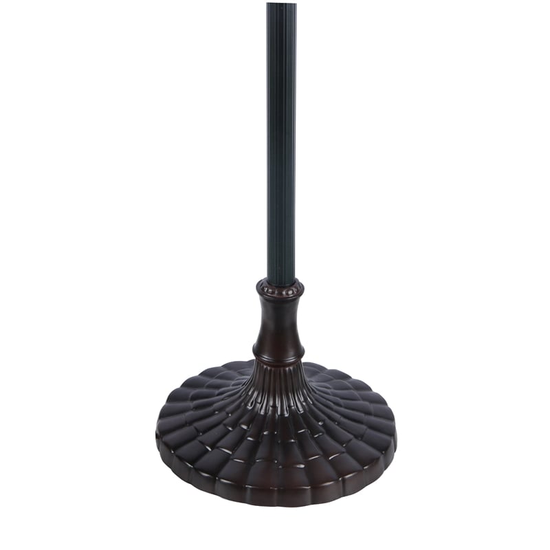 CHLOE Dragan Tiffany-style 3 Light Dragonfly Floor Lamp 18