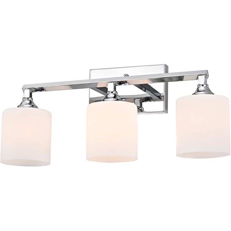 CHLOE Jane Contemporary 3 Light Chrome Bath Vanity Fixture 22