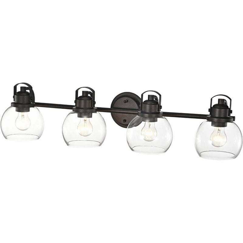 CHLOE Janice Contemporary 4 Light Rubbed Bronze Bath Vanity Fixture 34
