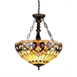 CHLOE Serenity Victorian 3 Light Inverted Ceiling Pendant 18