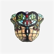CHLOE Bertram Tiffany-style 1 Light Victorian Indoor Wall Sconce 12