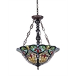 CHLOE Bertram 3 Light Victorian Inverted Ceiling Pendant 18